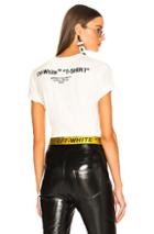 Off-white Quotes Casual Tee In White