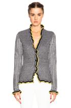 Etro Fitted Cardigan In Black,stripes