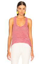 Isabel Marant Etoile Avien Tank Top In Pink,stripes,red,white