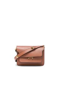 Marni Mini Trunk Shoulder Bag In Brown