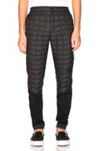 The North Face Thermoball Insulated Hybrid Pant In Black