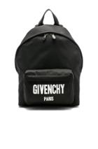 Givenchy Canvas Logo Backpack In Black