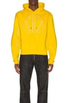 Gmbh Dag Fleece Hoodie In Yellow