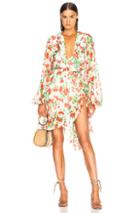 Caroline Constas For Fwrd Olivia Dress In Floral,white
