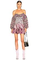 Ulla Johnson Jira Dress In Abstract,paisley,pink