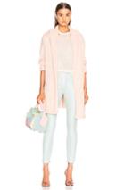 Sablyn Cotton Collette Long Sweater In Pink