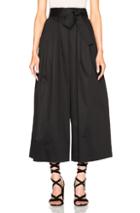 Tome Cotton Sateen Karate Pants In Black