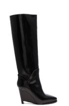 Maison Margiela Leather Boots In Black