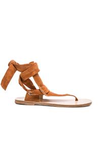 Rag & Bone Suede Mara Sandals In Brown