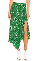Veronica Beard Mac Skirt In Floral,green