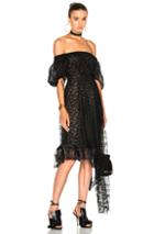 Preen By Thornton Bregazzi Nokomis Dress In Black