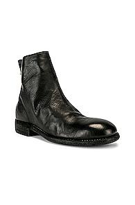 Guidi Back Zip Boot In Black