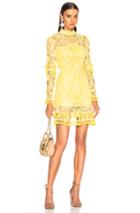 Alexis Callisto Dress In Yellow