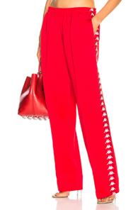 Faith Connexion Kappa Bag Pant In Red