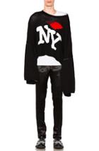 Raf Simons Jacquard Sweater In Black