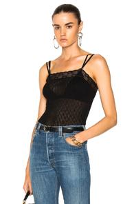 Helmut Lang Spaghetti Lingerie Tank In Black