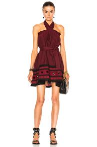 Dodo Bar Or Naomi Dress In Abstract,black,red