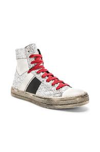 Amiri Sunset Vintage Glitter Sneaker In Metallics