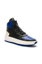 Fear Of God Leather Basketball Sneakers In Blue