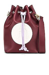 Fendi Mon Tresor Colorblock Crossbody Bag In Purple