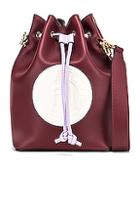 Fendi Mon Tresor Colorblock Crossbody Bag In Purple