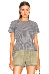 Amo Girlfriend Tee In Blue