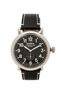 Shinola The Runwell 41mm In Black,metallics