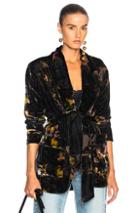 Mother Wrap Up Jacket In Abstract,black,floral
