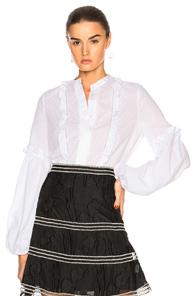 Alexis Lyric Top In White