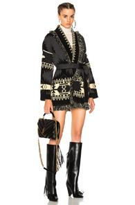 Alanui Oversized Jacquard Cashmere Cardigan In Abstract,black,gray
