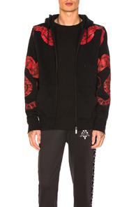 Marcelo Burlon Maive Hooded Sweatshirt In Black
