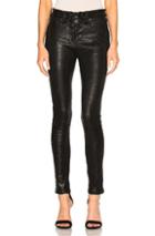 Rag & Bone/jean Lace Up Leather Pants In Black