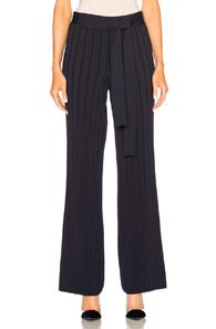 Jonathan Simkhai Deep Rib Pant In Blue
