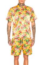 Sss World Corp Hawaiian Shirt In Yellow