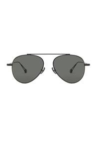 Ahlem Republique Sunglasses In Black,metallics