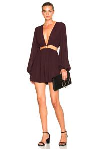 Zimmermann Chroma Cut Out Romper In Brown