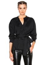 Isabel Marant Dorcey Silk Top In Black