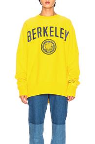 Calvin Klein 205w39nyc Berkley Sweatshirt In Yellow