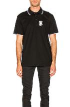 Burberry Pocket Polo In Black