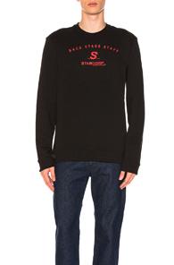 Raf Simons Back Stage Staff Sweatshirt In Black