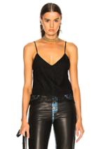 Amiri Lace Tank Top In Black