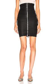 Burberry Bondage Skirt In Black