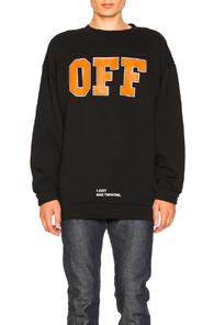 Off-white Off Sweatshirt In Black