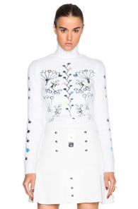 Peter Pilotto Berry Turtleneck In Flora,white