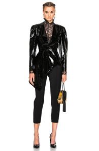 Lanvin Patent Leather Jacket In Black