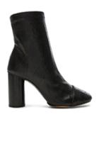 Isabel Marant Lizard Embossed Rillyan Boots In Black,animal Print