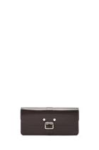 Comme Des Garcons Long 3 Pocket Buckle Wallet In Black