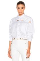 Y Project Oversized Button Down Shirt In White