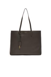 Saint Laurent Large Shopping Bag In Gray