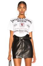 Monse International Monse Tee In White